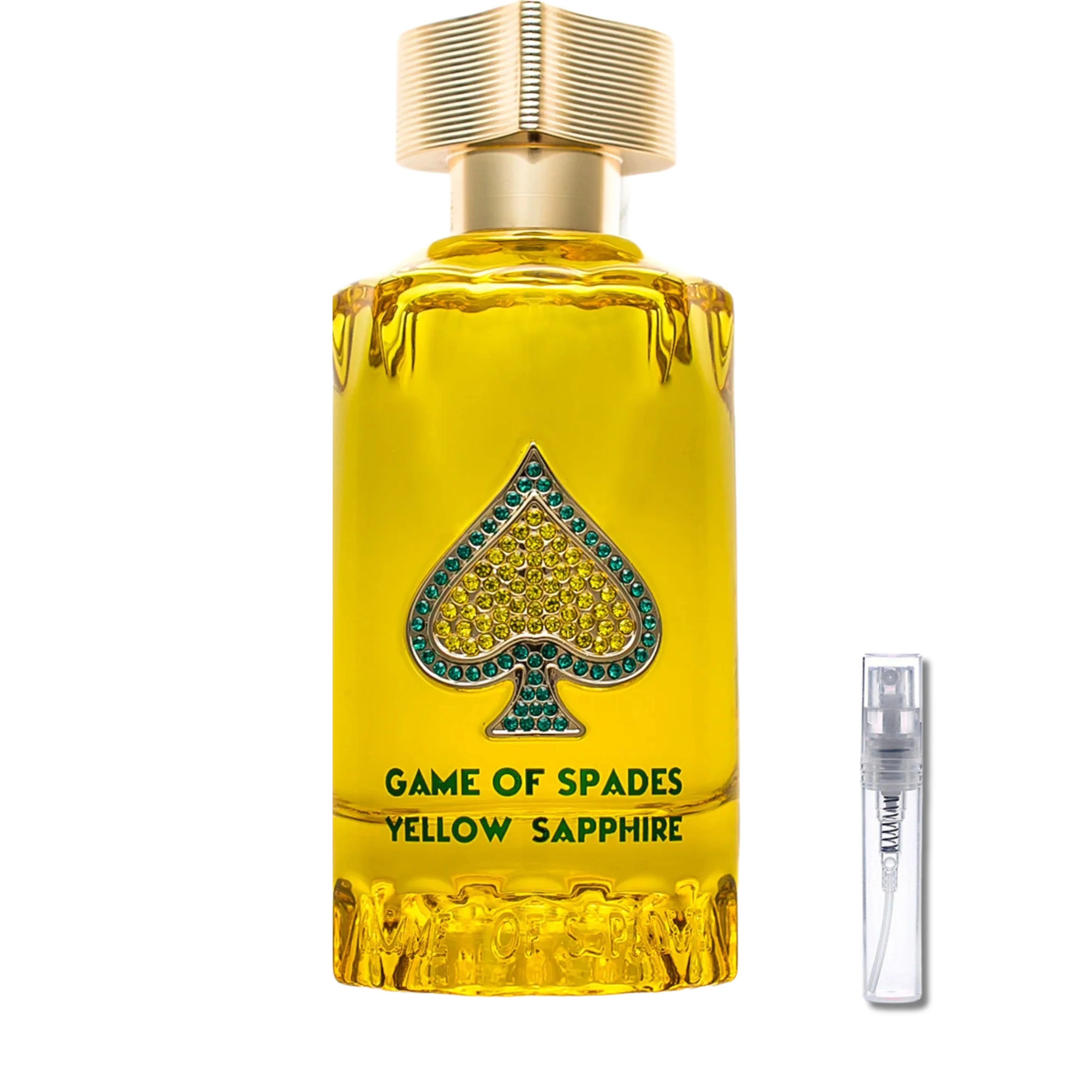 DECANT JO MILANO GAME OF SPADES YELLOW SAPPHIRE